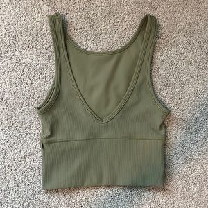 Lululemon power pivot ribbed tank top